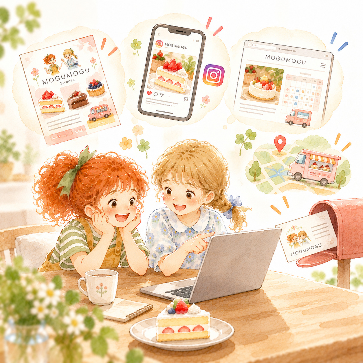 スマホやチラシでお知らせを確認
